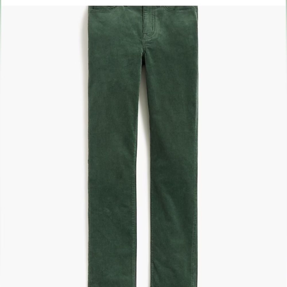 Jcrew Factory. Green Corduroy. Size 31 (12) tall with 32 inch inseam